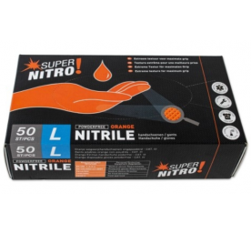 Les gants nitrile non-poudrés super nitro